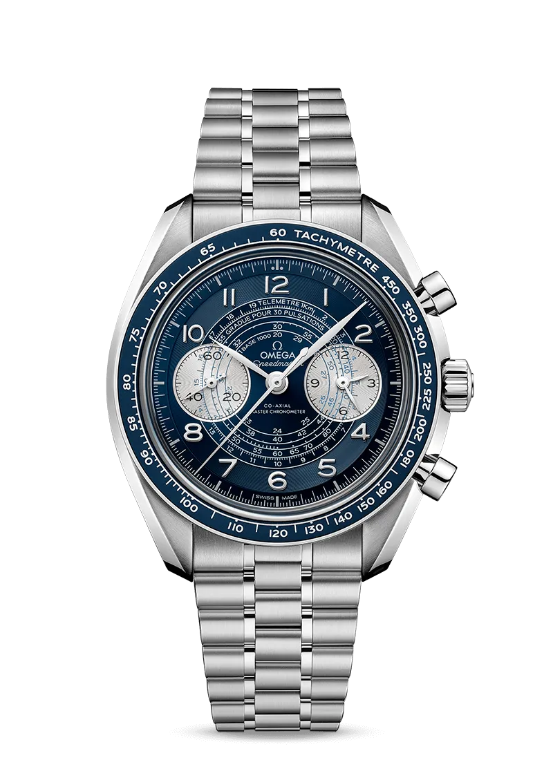 Omega Speedmaster Chronoscope Co-Axial Master Chronometer Chronograph 43mm Steel on Steel 329.30.43.51.03.001