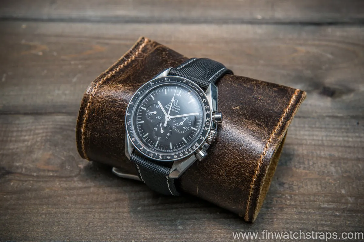 Omega watch strap, canvas with leather lining 20x18 mm, 21x18 mm, 22x18 mm