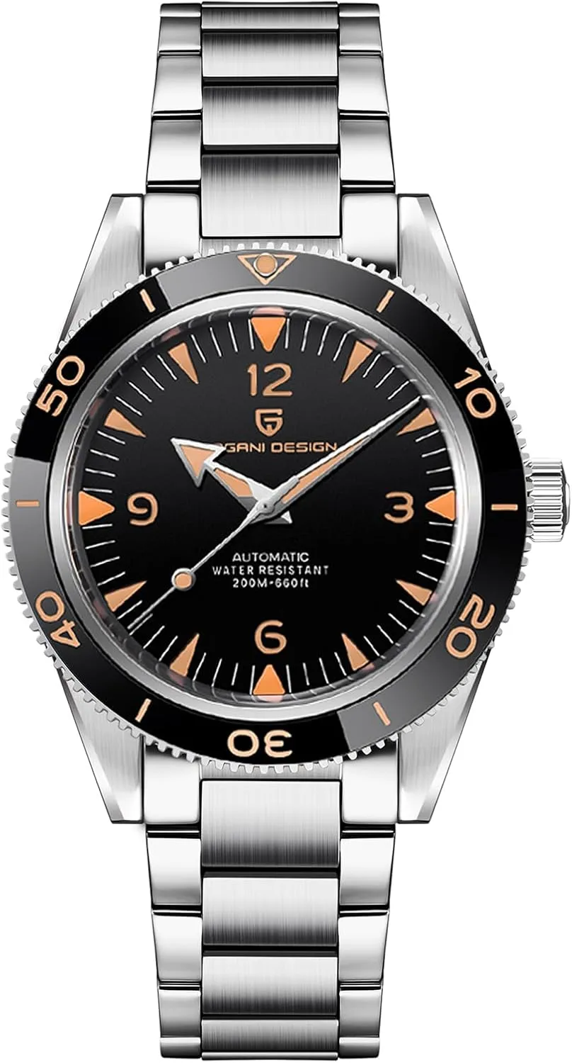 Pagani Design Watches for Men NH35 Movement Automatic Watch 200M Waterproof 41MM Sapphire Glass Stainless Steel Luminous Men's Wrist Watches