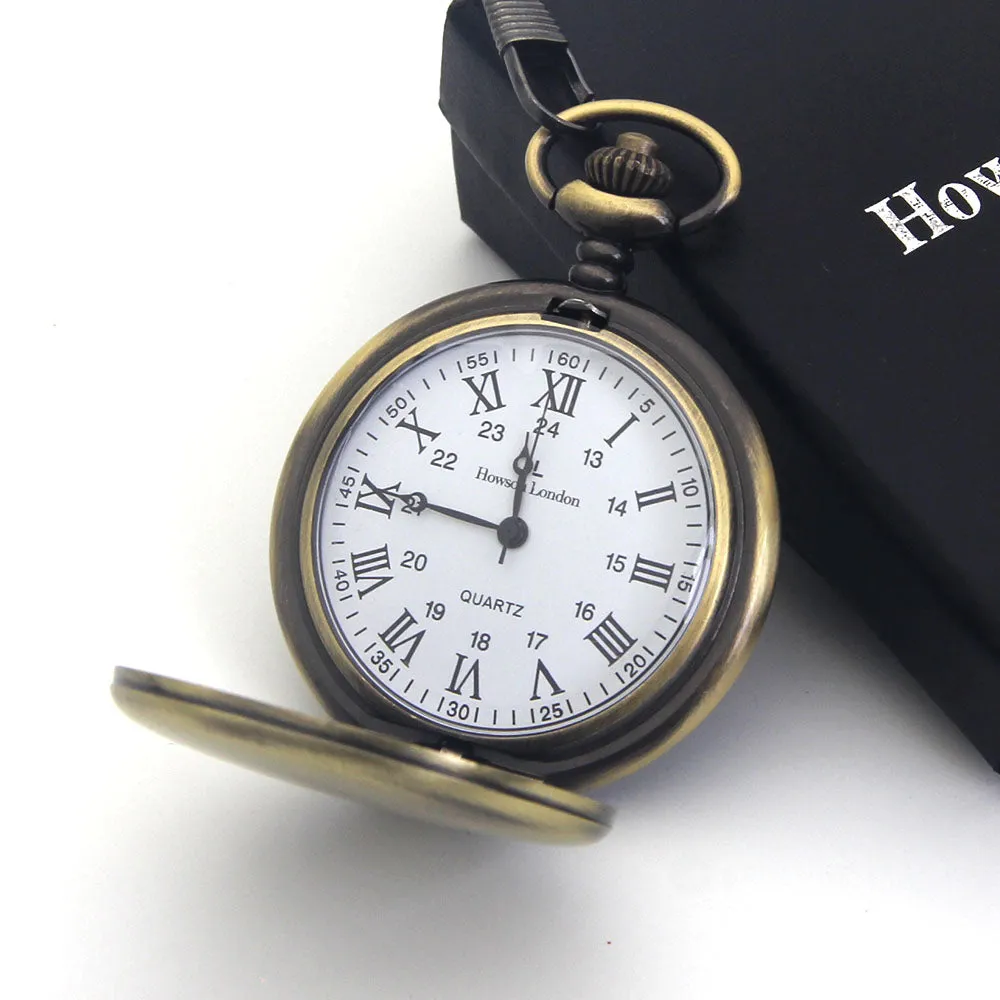 Personalised Engraved Pocket Watch Fathers Day Gift