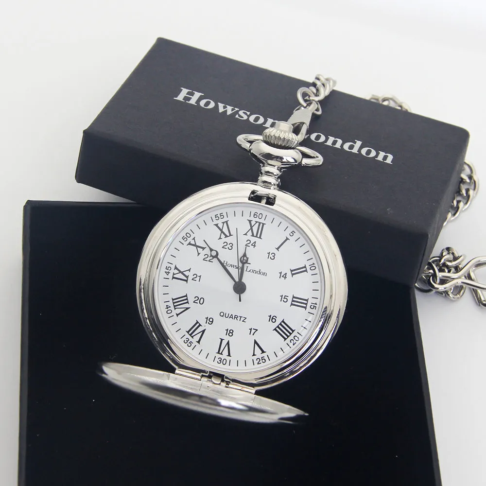 Personalised Engraved Pocket Watch Fathers Day Gift