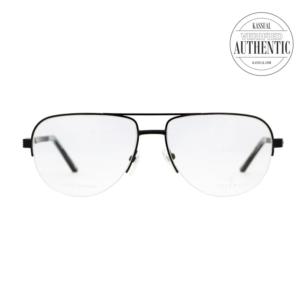 Philippe Charriol Aviator Eyeglasses PC75030 C03 Shiny Gunmetal  57mm 75030