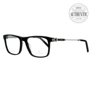 Philippe Charriol Rectangular Eyeglasses PC75000 C03 Black/Silver 54mm 750