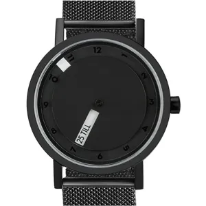 Projects Womens Reveal Black Dial Band Quartz Watch - 7203BS/S