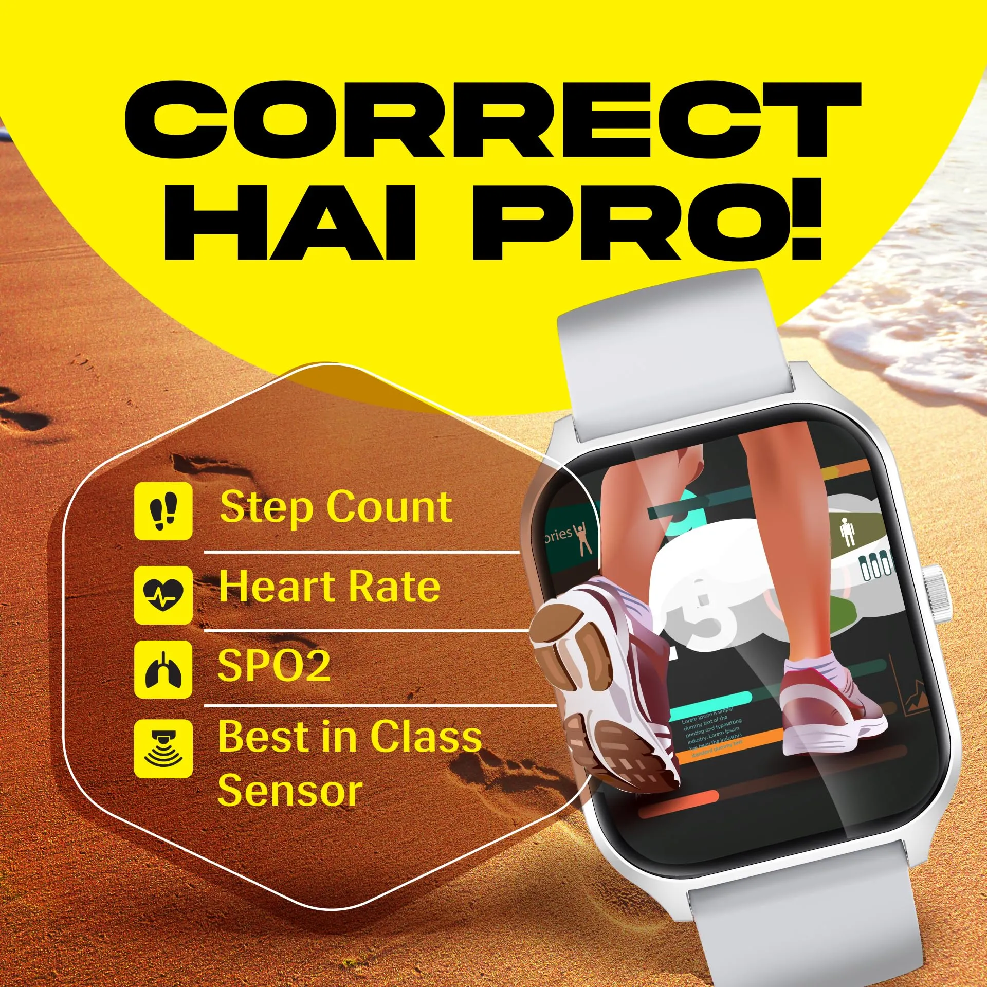 Prowatch VN with 2 Year Warranty | 1.96" TFT Display with High Resolution 320 * 386 | BT Calling | 500 Nits Brightness | Zinc Alloy Metal Body | IP67, Inbuilt Games | Gull Grey
