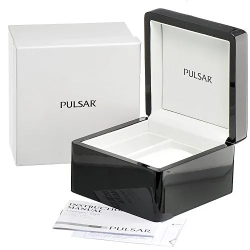 Pulsar Women's PTC390 Crystal Accented Gold-Tone Stainless Steel Watch
