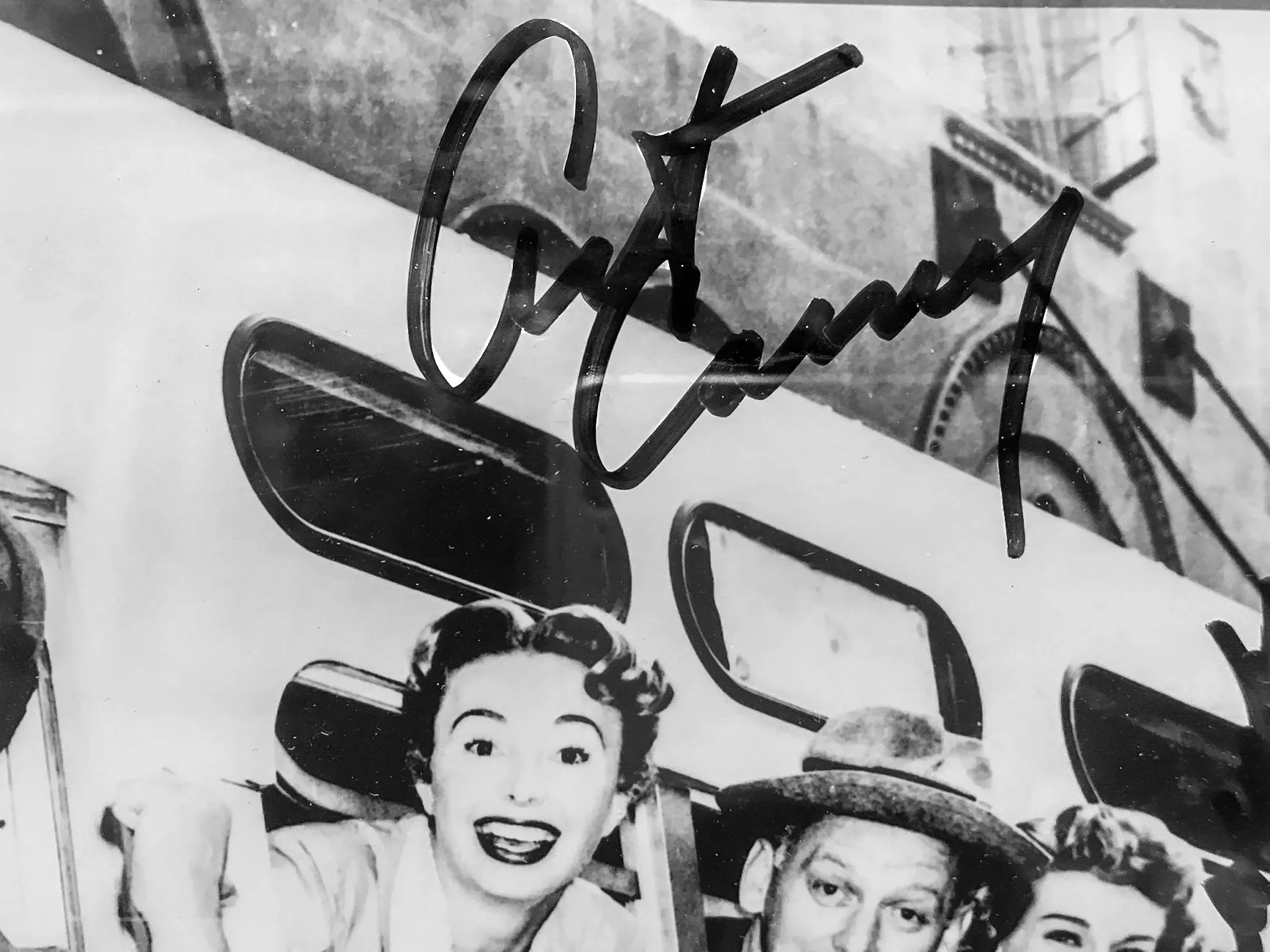 "The Honeymooners" Cast 1950 Autographed Black & White Photograph- $4K APR w/CoA