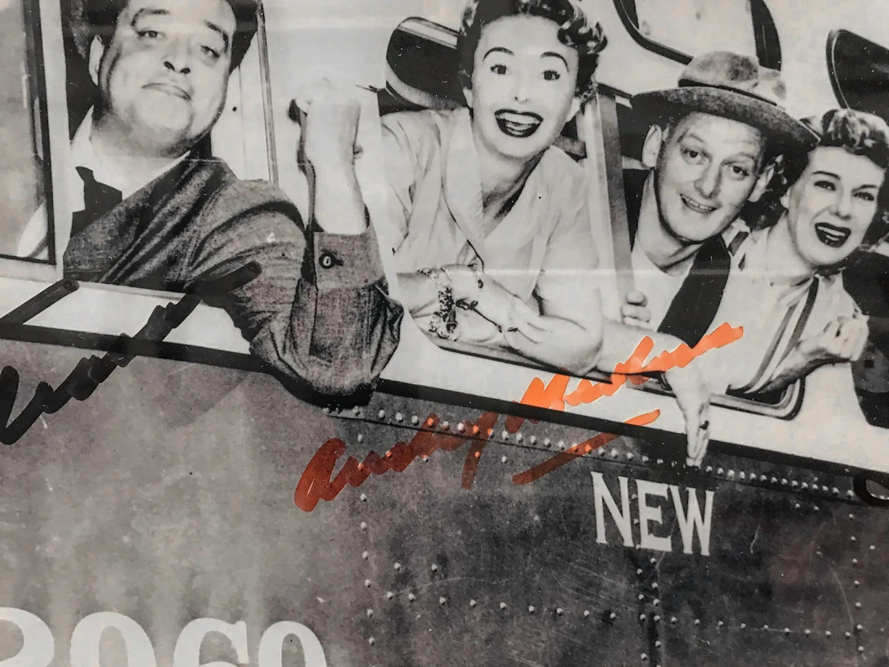 "The Honeymooners" Cast 1950 Autographed Black & White Photograph- $4K APR w/CoA