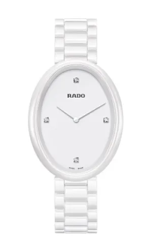 Rado Esenza White Dial White High-tech Ceramic Ladies Watch R53092712