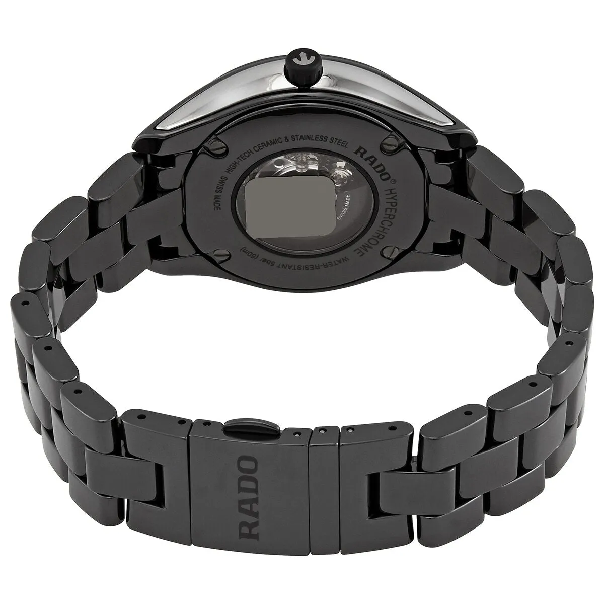 Rado Hyperchrome Automatic Diamond Black Ceramic Ladies Watch R32260702