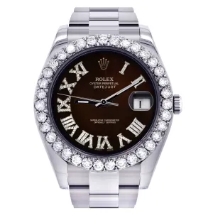 Rolex Datejust II 41mm - Black Chocolate Dial Oyster Band