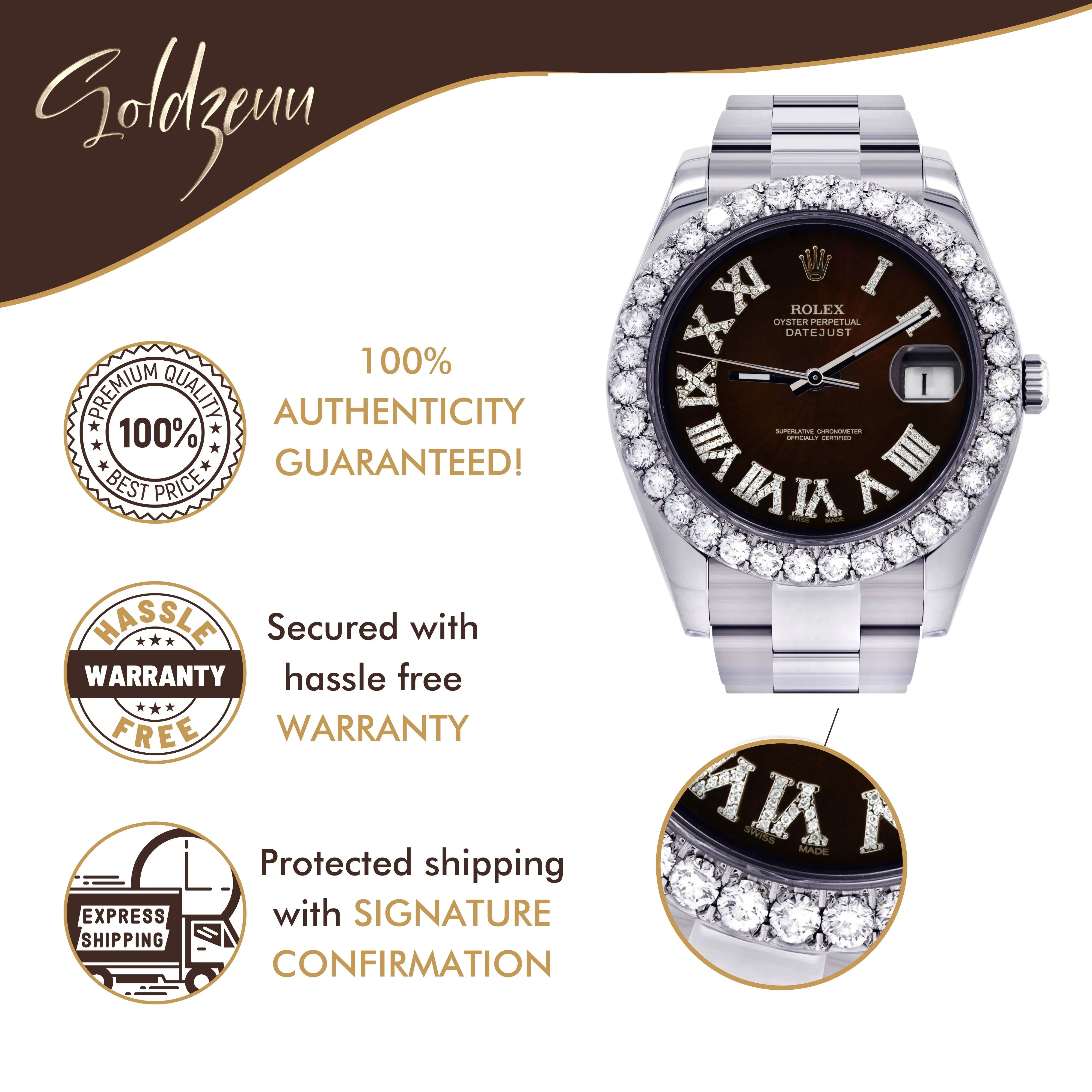 Rolex Datejust II 41mm - Black Chocolate Dial Oyster Band