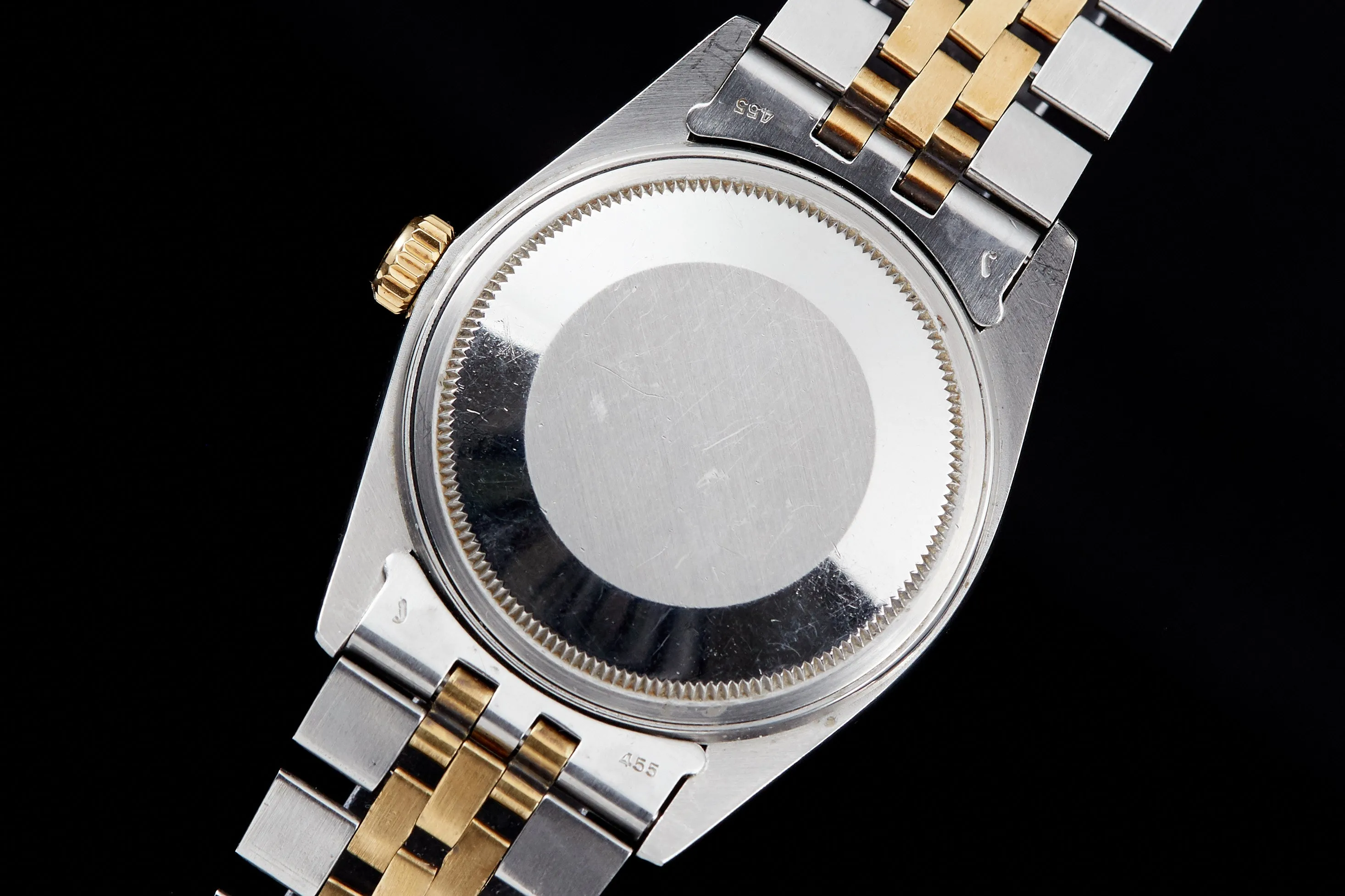 Rolex Datejust Two Tone Linen Quick Set
