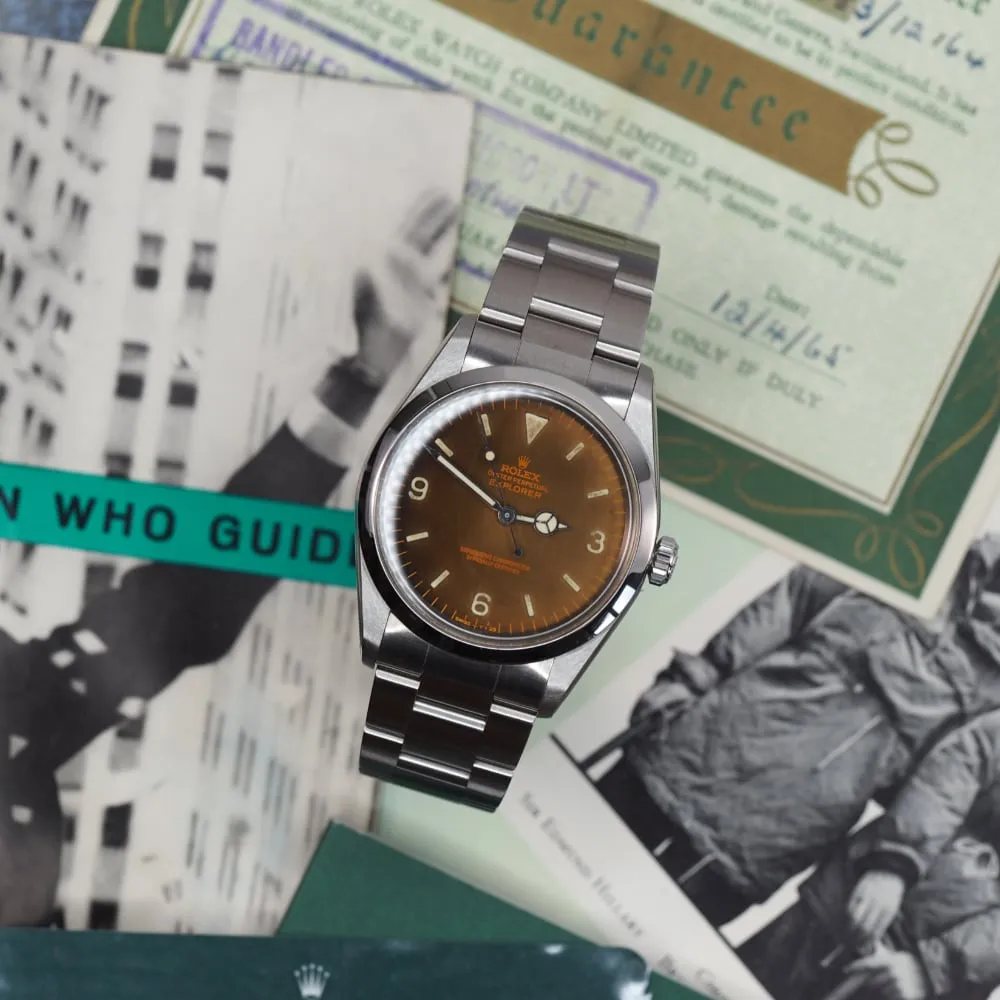 Rolex Explorer 1016 "Tropical Dial" (1965)