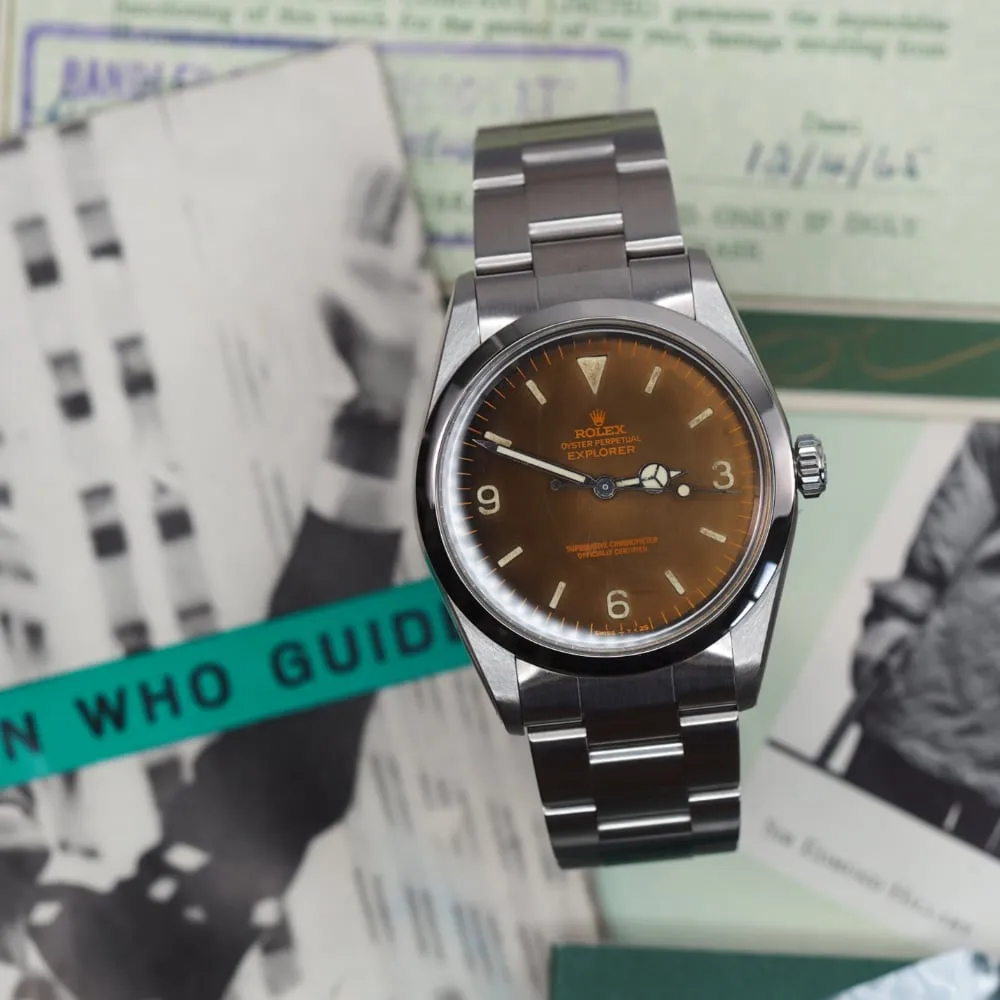 Rolex Explorer 1016 "Tropical Dial" (1965)