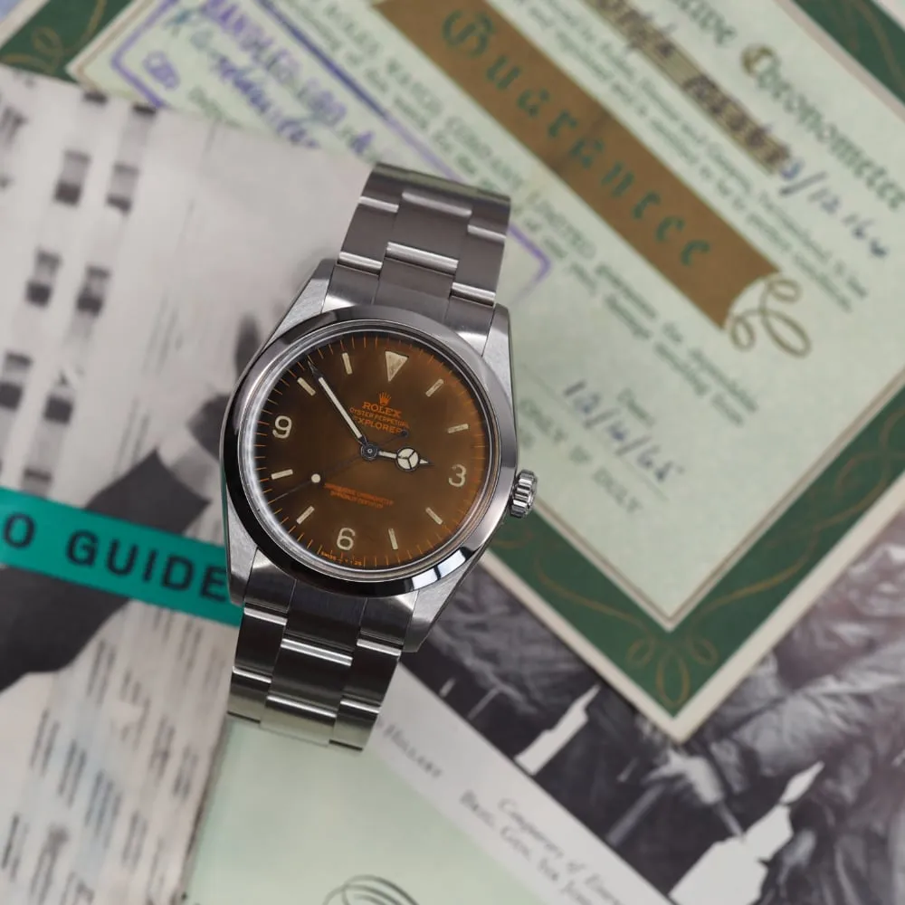 Rolex Explorer 1016 "Tropical Dial" (1965)