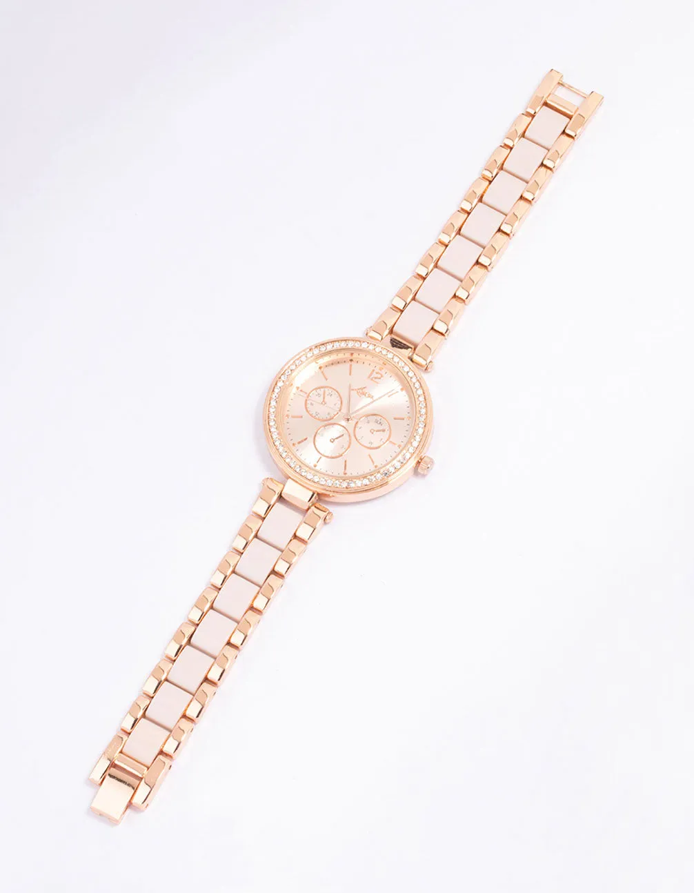 Rose Gold Coloured Two-Toned Oyster Watch