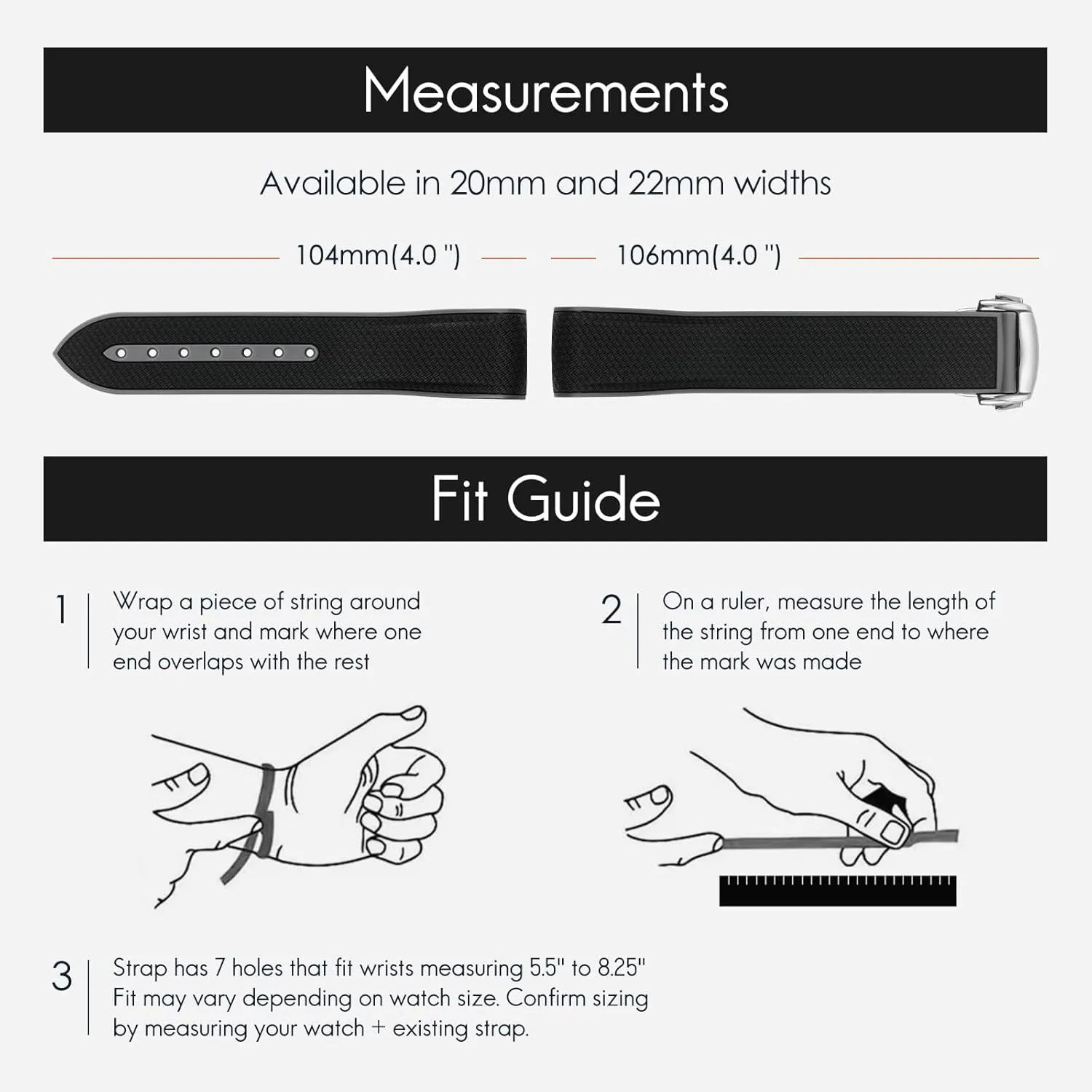 Rubber Bands for Moonswatch Watch, Curved End Rubber Strap Compatible with Omega X Swatch Moonswatch Speedmaster Diver and More 20mm Watch Replacement Band, Deployment Buckle Men Women
