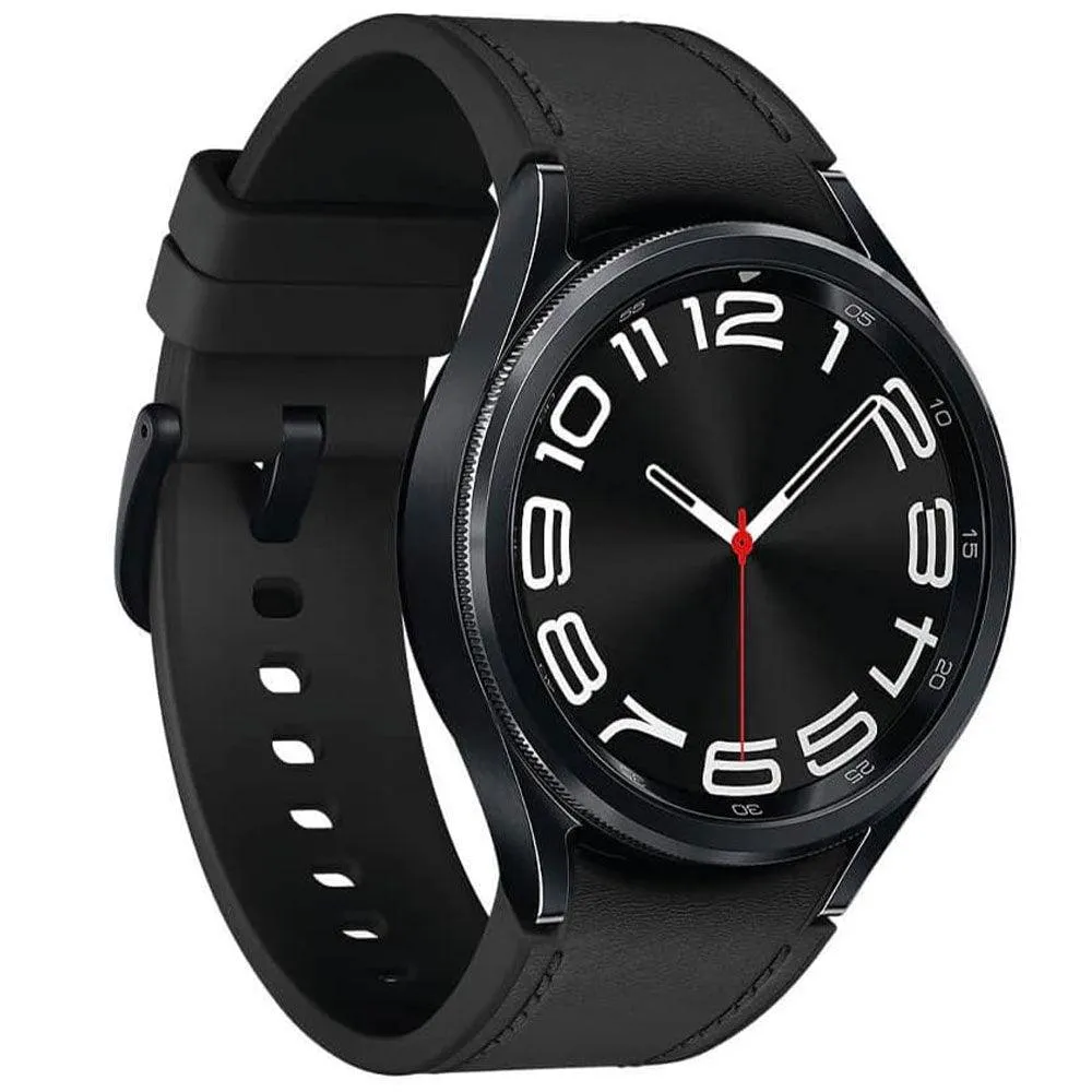 Samsung Galaxy Watch 6 Classic SM-R950 Smart Watch (43mm - GPS) Black Aluminum Case With Black Strap