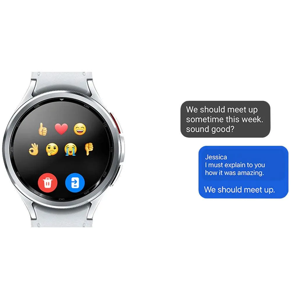 Samsung Galaxy Watch 6 Classic SM-R950 Smart Watch (43mm - GPS) Black Aluminum Case With Black Strap