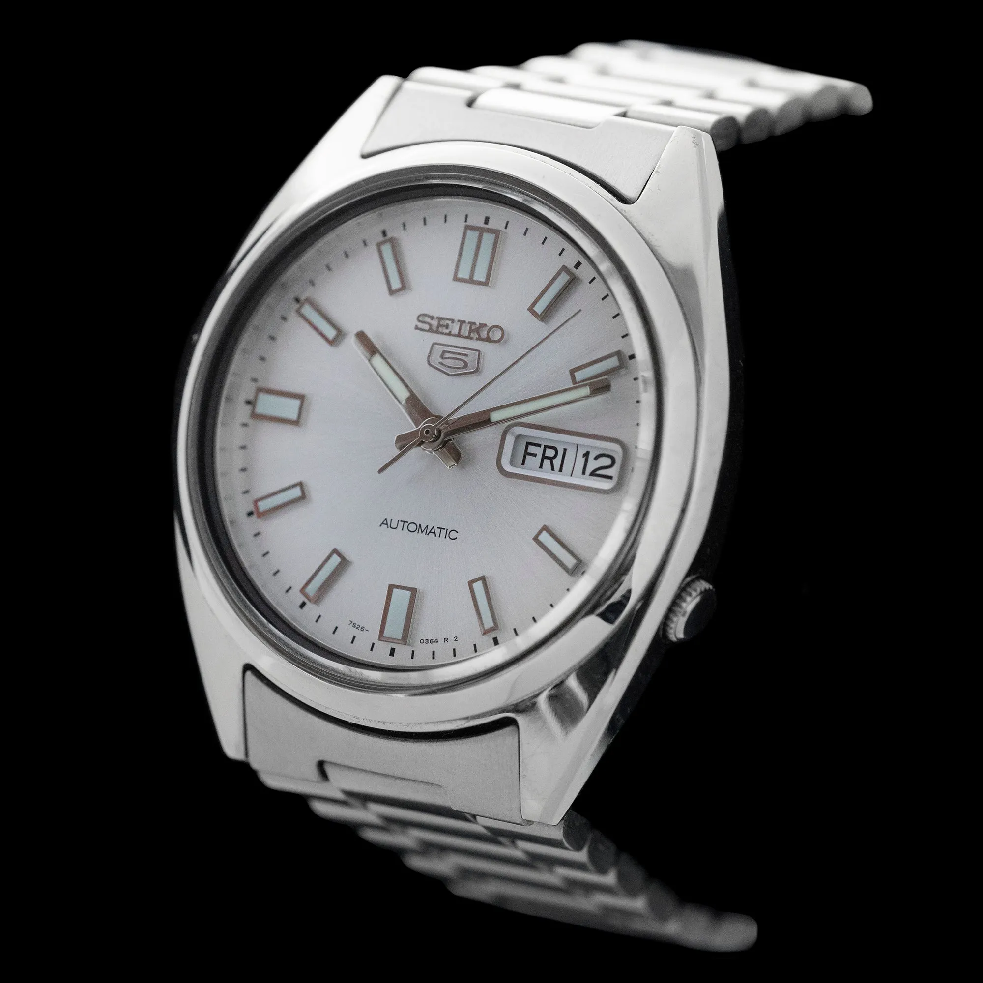 Seiko 5 - 2021 Silver Index Dial