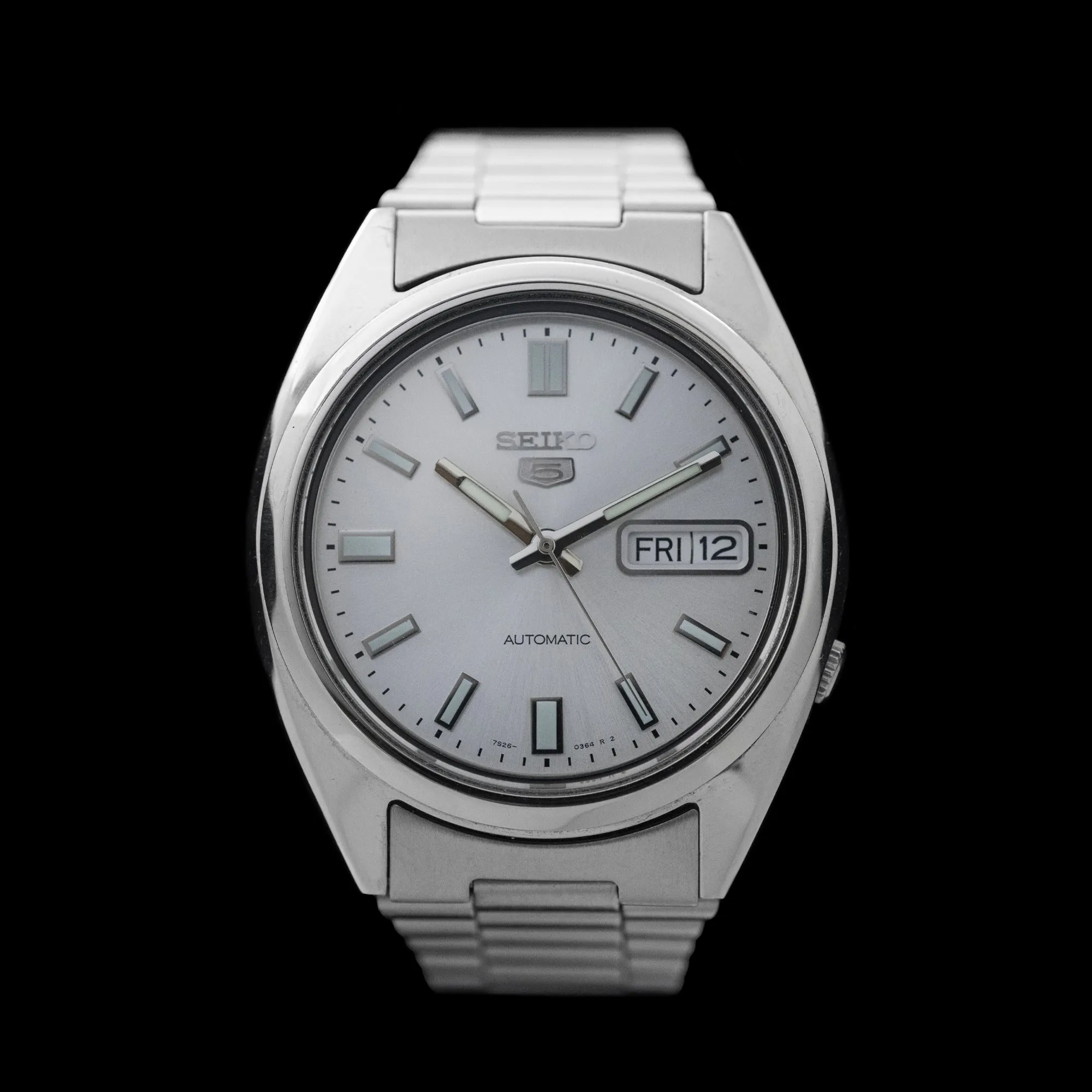 Seiko 5 - 2021 Silver Index Dial