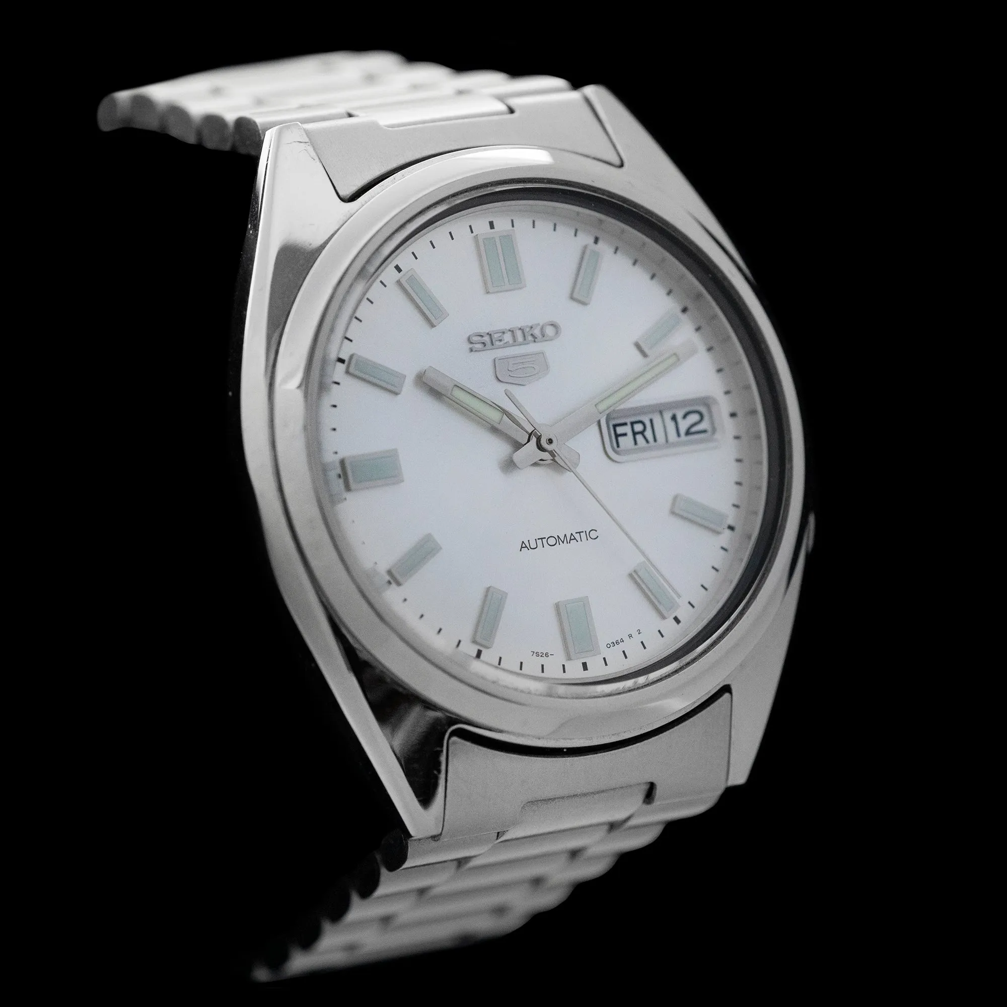 Seiko 5 - 2021 Silver Index Dial