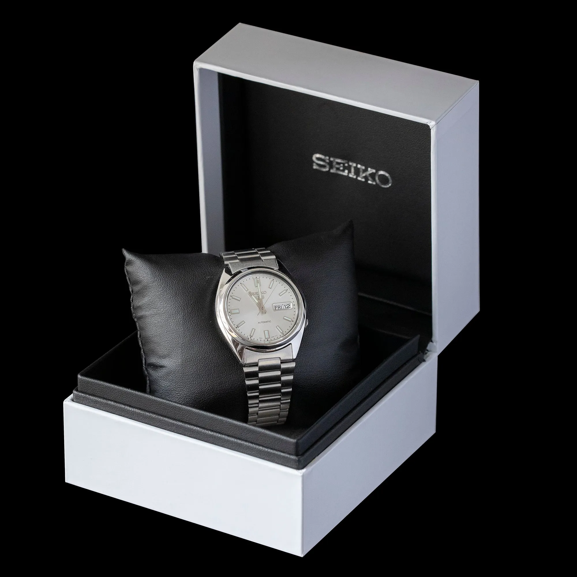 Seiko 5 - 2021 Silver Index Dial