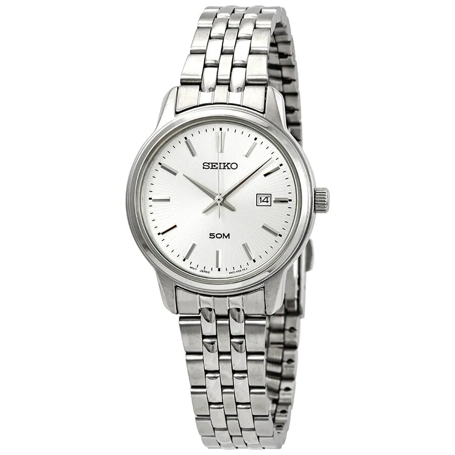 Seiko Neo Classic Silver Dial Ladies Watch SUR667P1