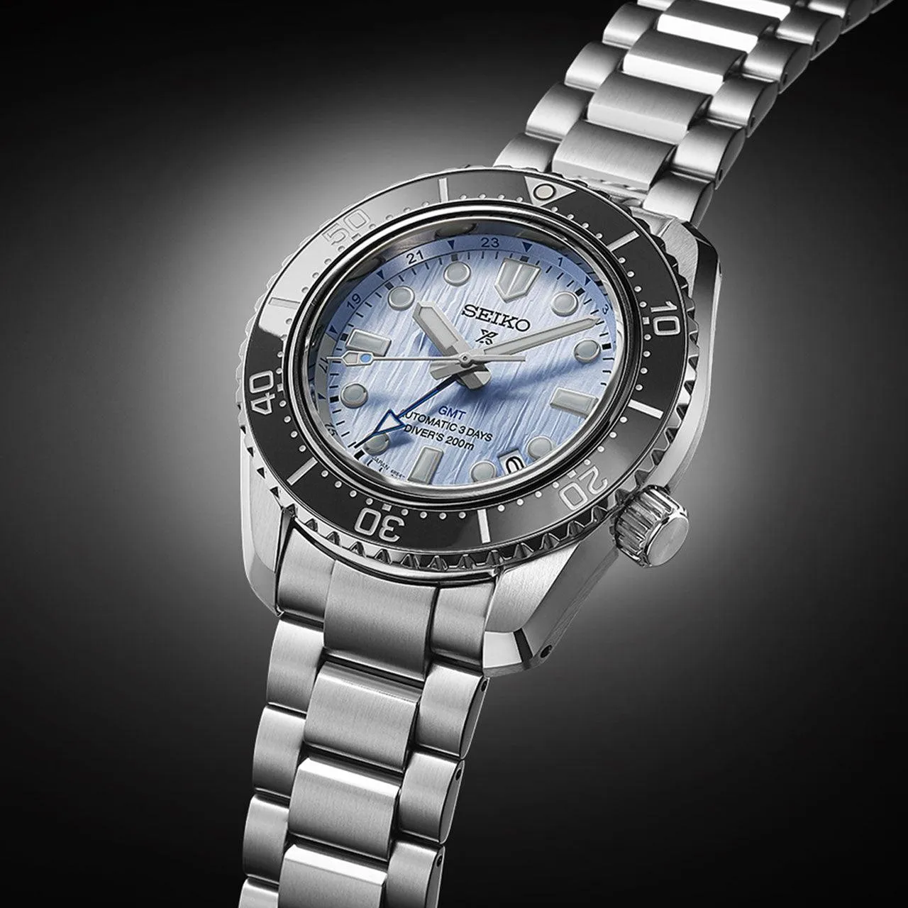 Seiko - SPB385J Prospex ‘Glacier Blue’ GMT Limited Edition Automatic Divers Watch