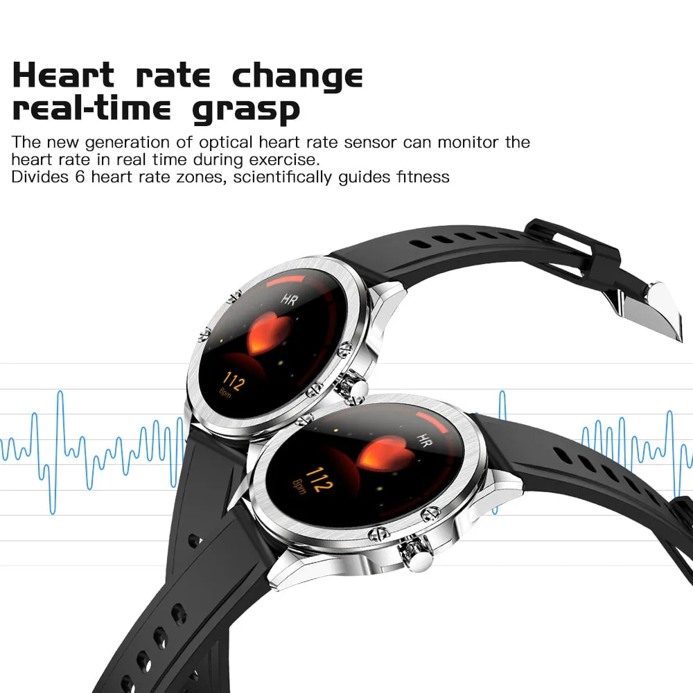 SENBONO S11 smart watch support add watch faces calls SMS reminder swimming sport fitness tracker