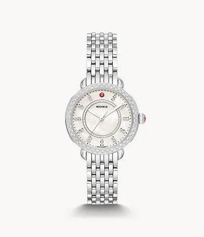 Sidney Classic Stainless Steel Diamond Watch
