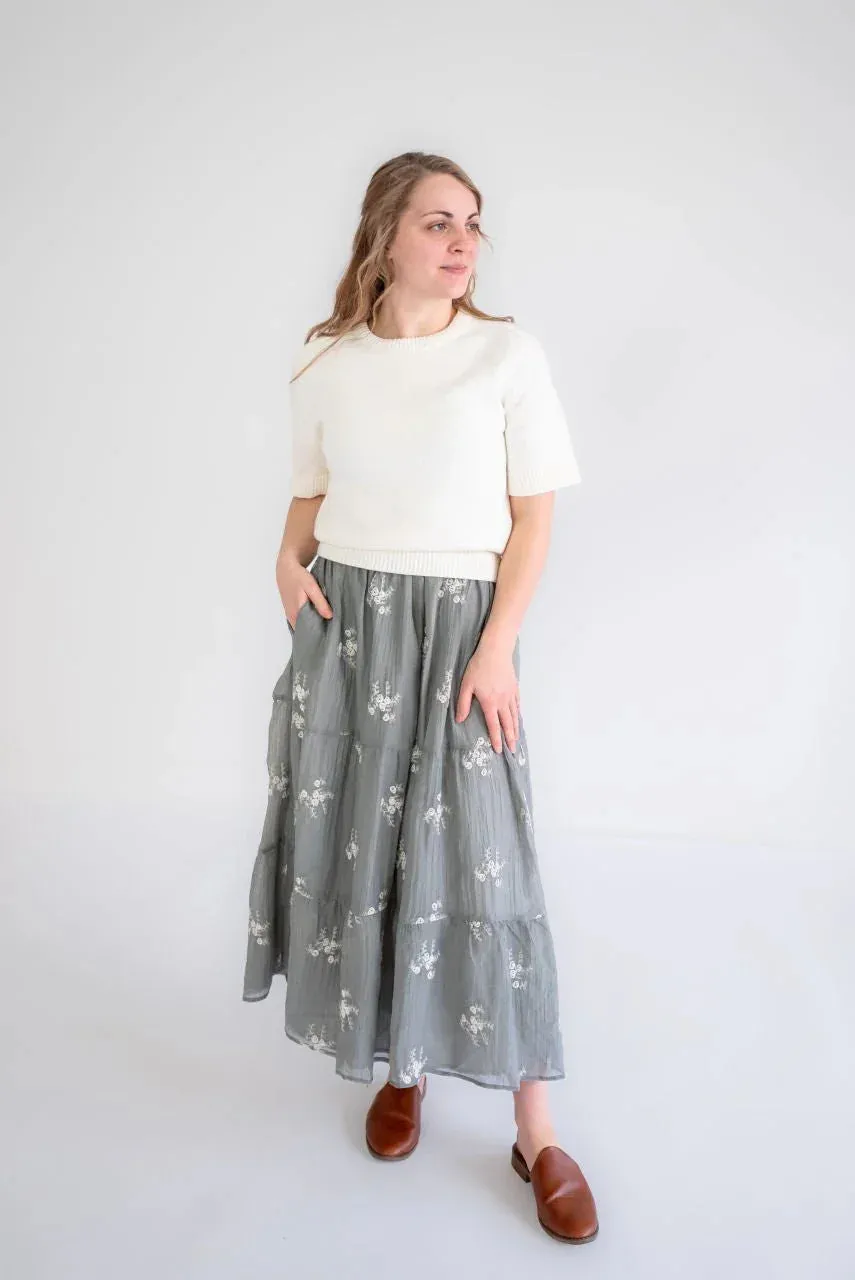 Sierra Classic Sweater Top in Ivory