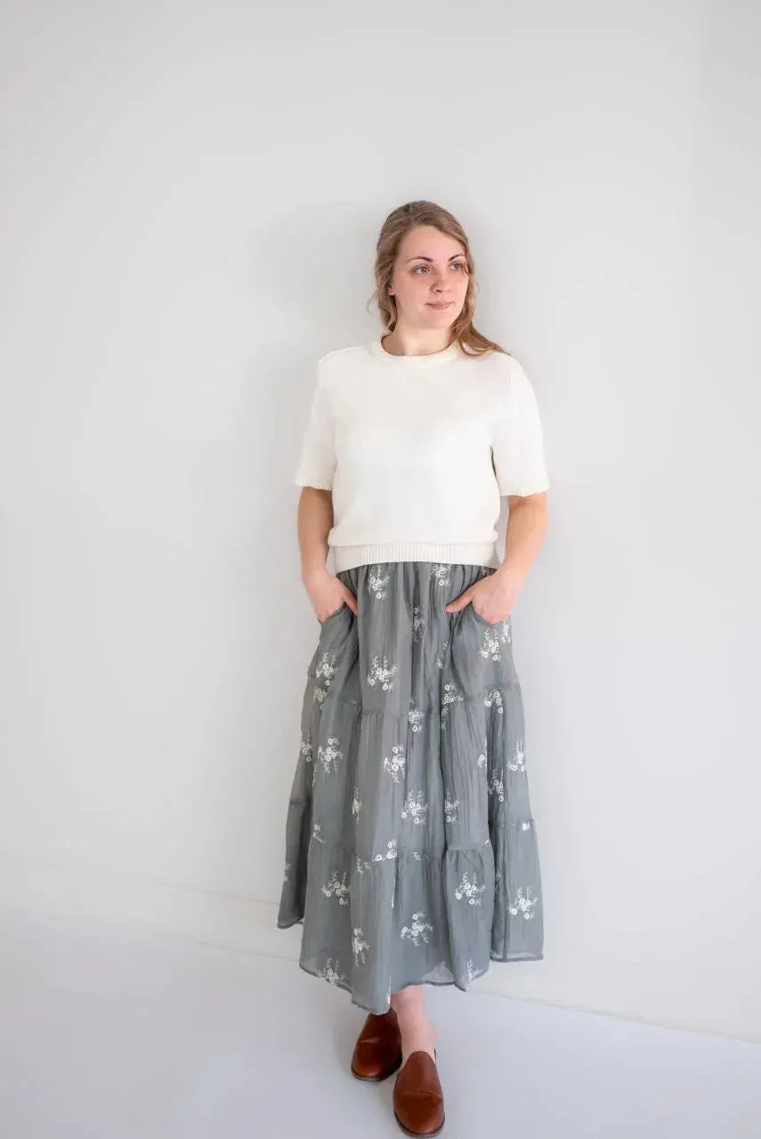 Sierra Classic Sweater Top in Ivory