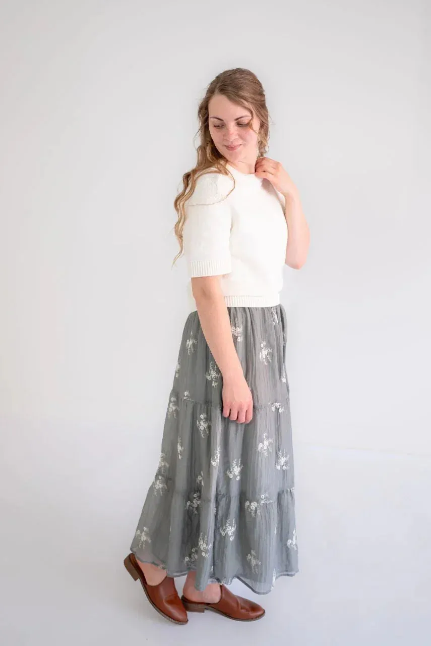 Sierra Classic Sweater Top in Ivory