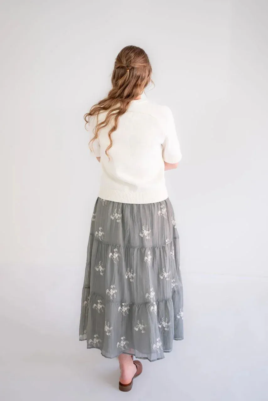 Sierra Classic Sweater Top in Ivory