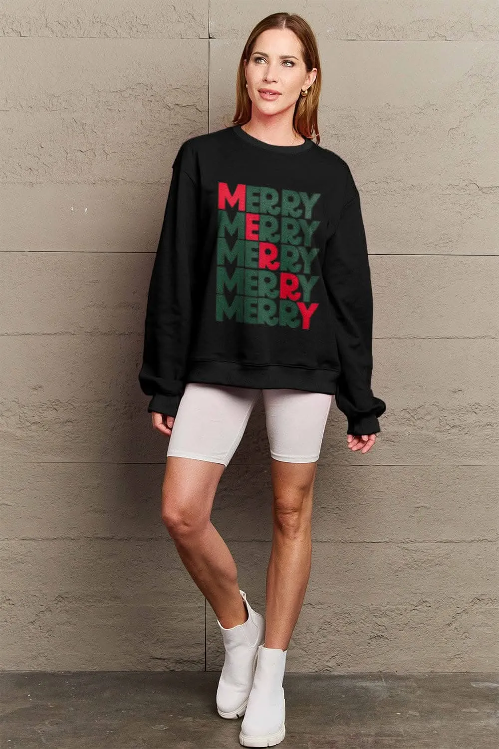 Simply Love merry sweatshirt