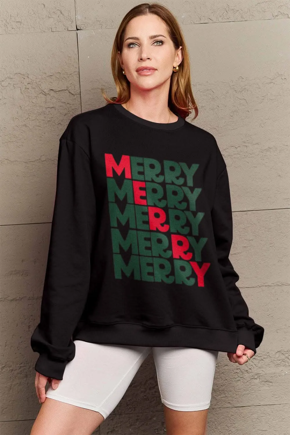Simply Love merry sweatshirt
