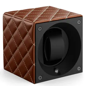 SKBWatch Winder Single Honey Couture Leather