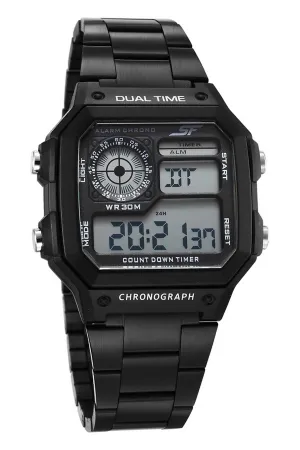 SONATA Unisex Stainless Steel Watch