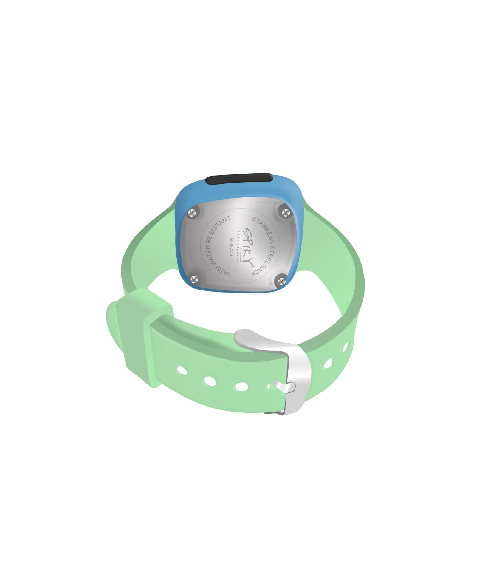 Spiky Unique Square Digital Watch for Kids - Black