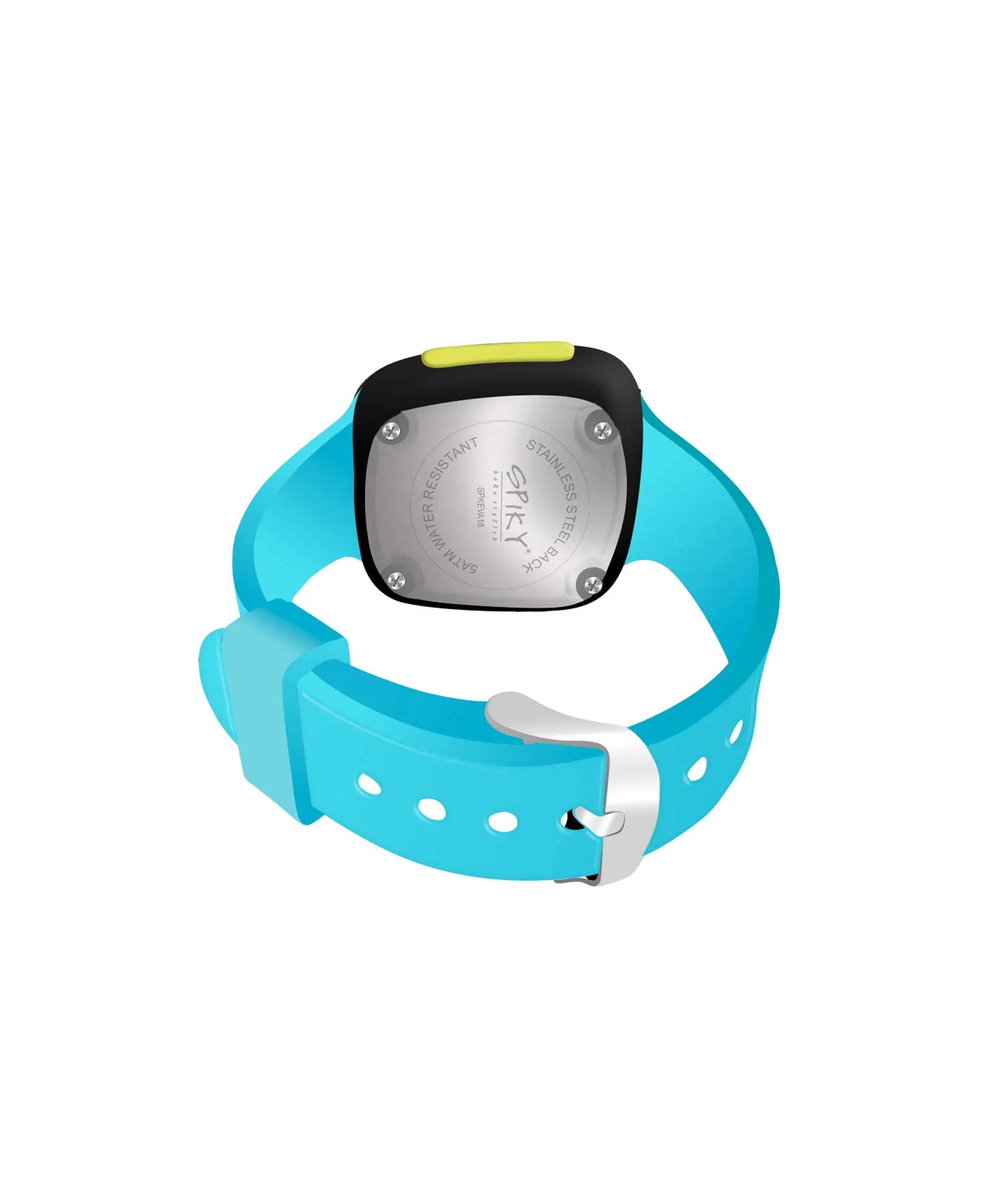 Spiky Unique Square Digital Watch for Kids - Black