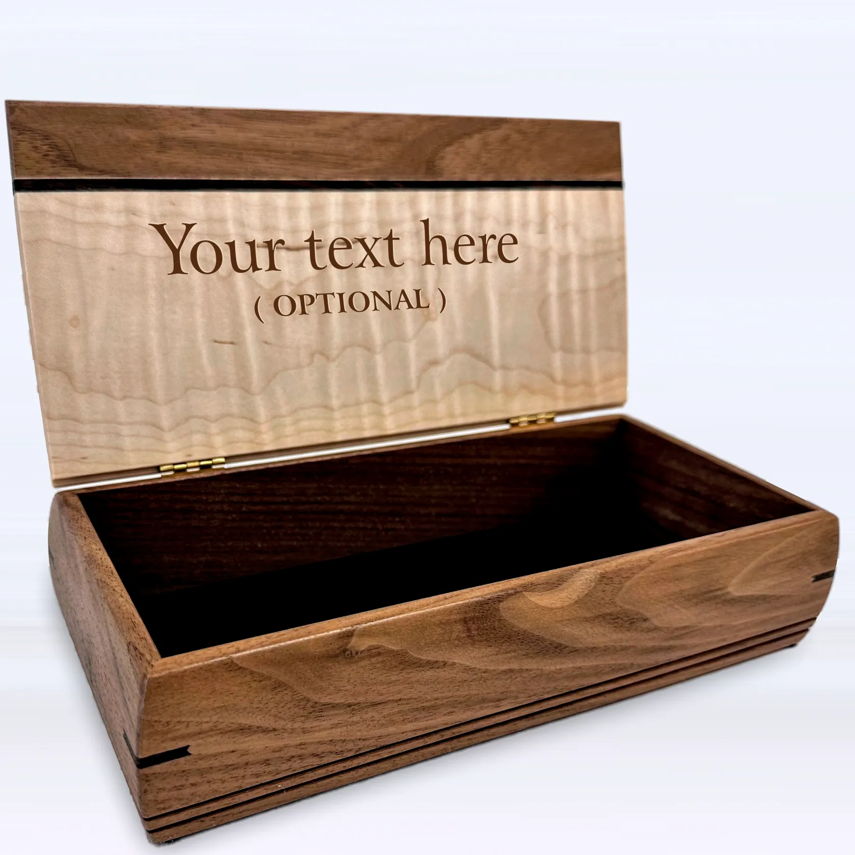 St. Patrick's Day Celtic Heart - Engraved Wooden Cache Box