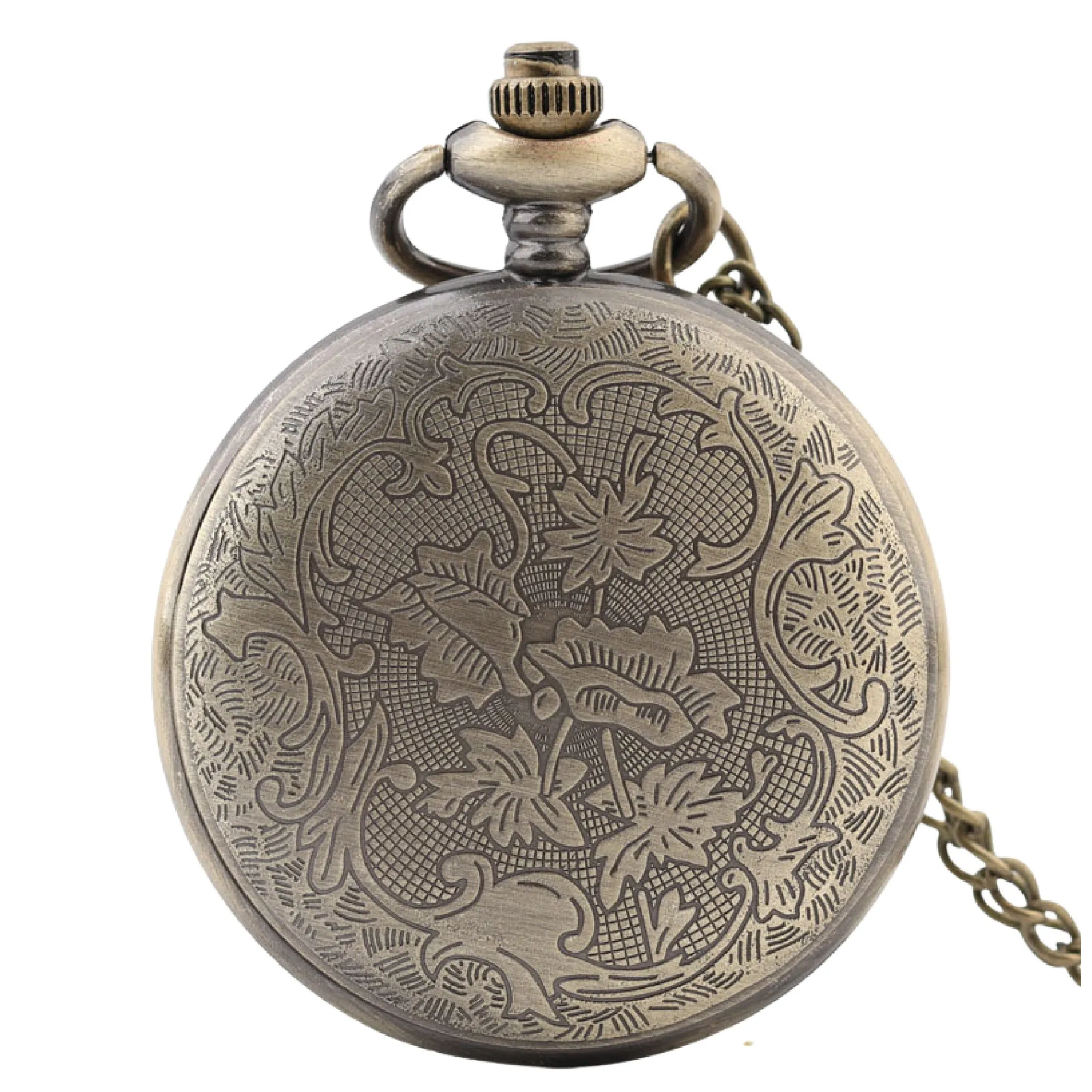 Steampunk Cog Dials Quartz Pocket Watch