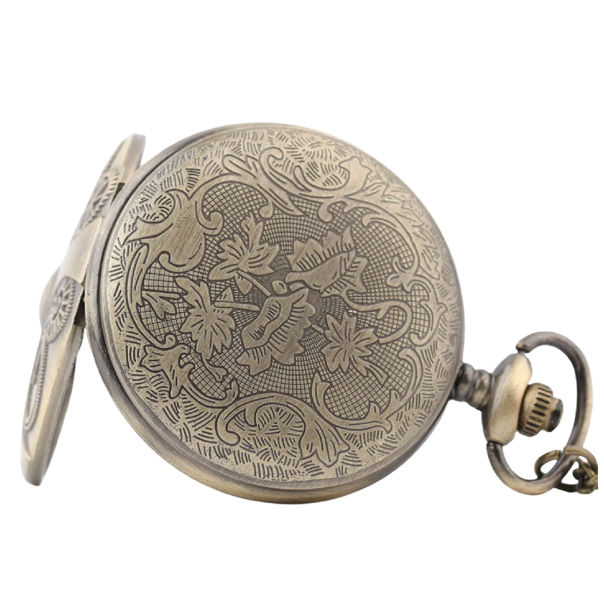 Steampunk Cog Dials Quartz Pocket Watch