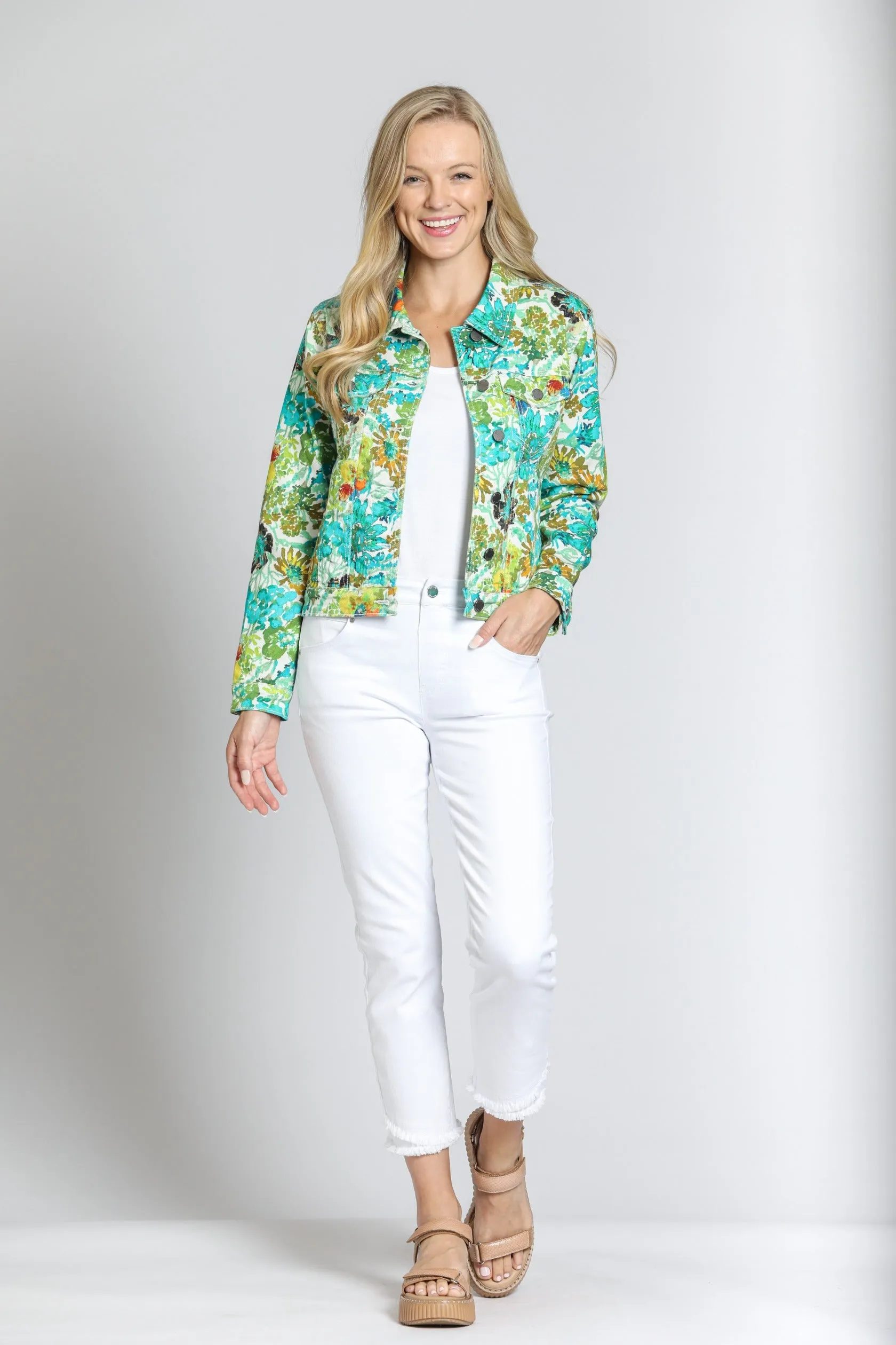 Summer Garden Denim Jacket