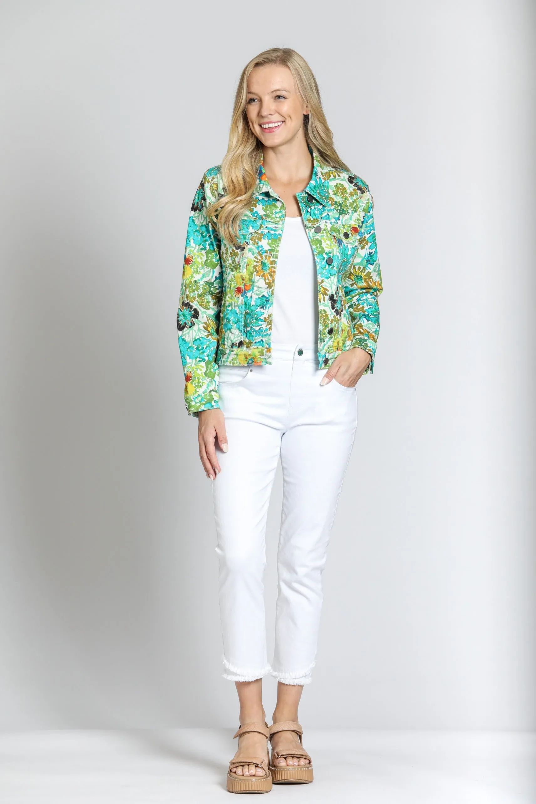 Summer Garden Denim Jacket