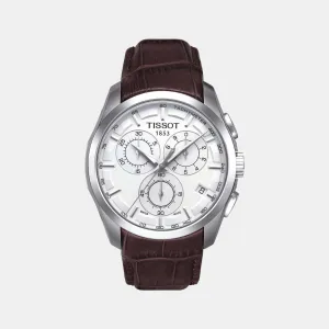 T-Classic Couturier Men's Chronograph Leather Watch T0356171603100