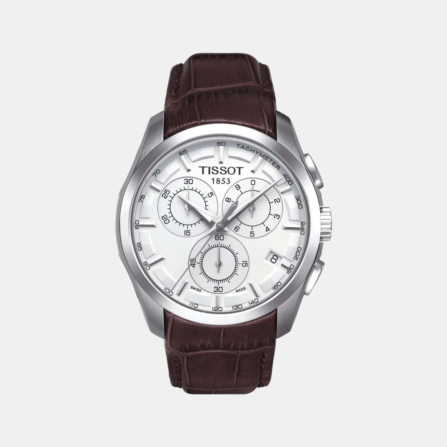 T-Classic Couturier Men's Chronograph Leather Watch T0356171603100