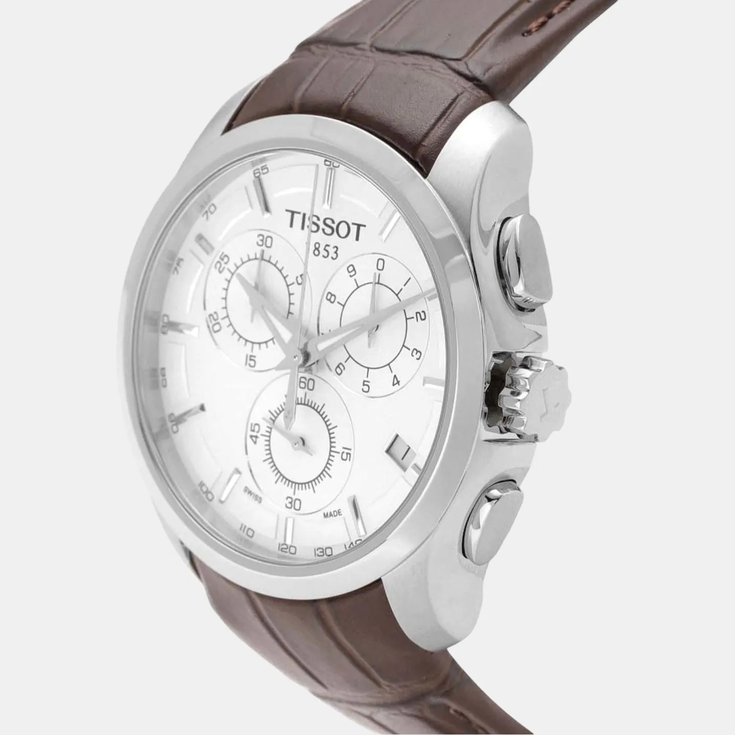 T-Classic Couturier Men's Chronograph Leather Watch T0356171603100